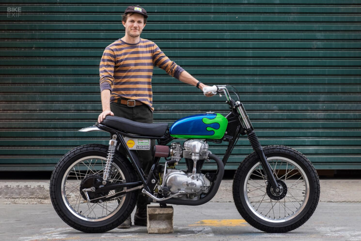 Kawasaki W650 hooligan flat track racer