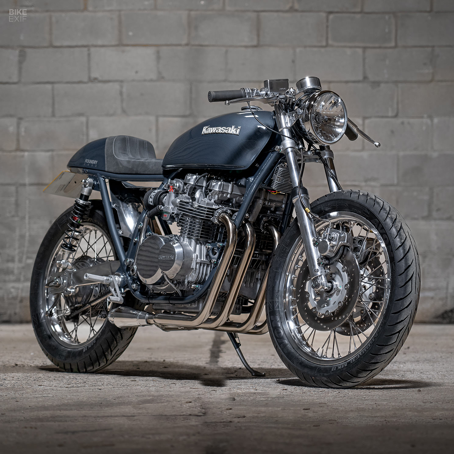 Kawasaki Z650 café racer by Foundry Motorcycle