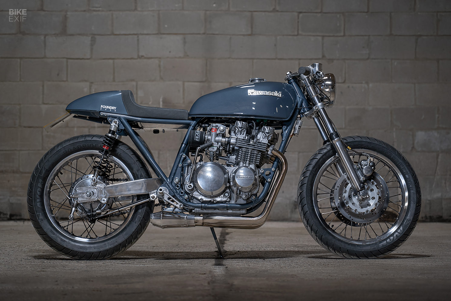 Kawasaki Z650 café racer by Foundry Motorcycle