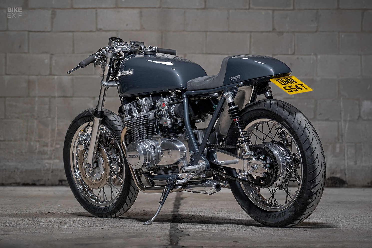 Kawasaki Z650 café racer by Foundry Motorcycle