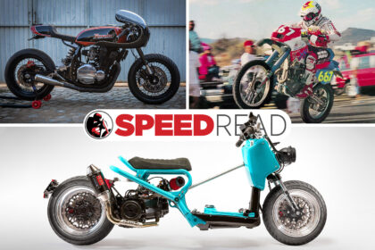 Custom Suzuki GSX750, Honda XR600R and Honda Ruckus