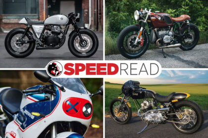 The latest motorcycle news, customs and café racers