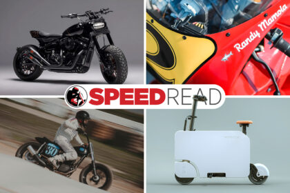 The latest motorcycle news, customs and race bikes.