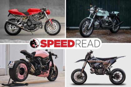 The latest motorcycle news, customs and classics