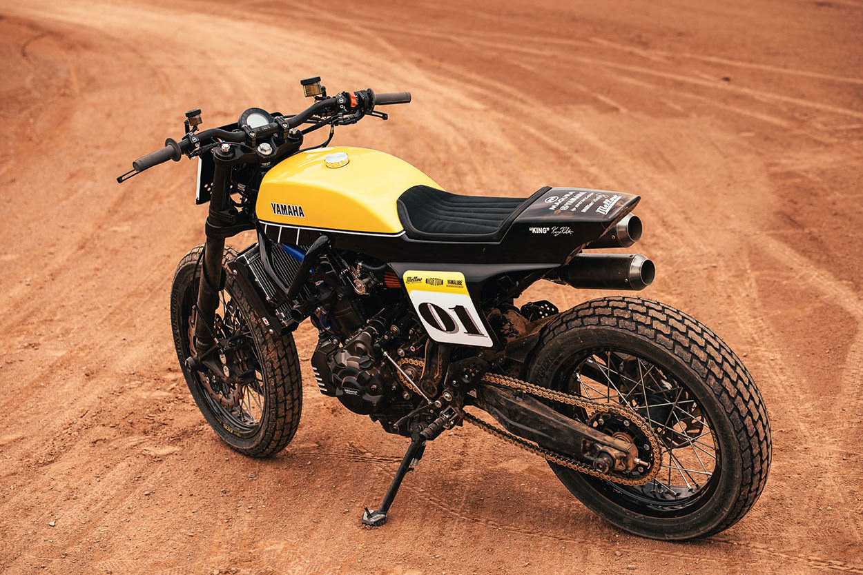 Yamaha XSR700 flat tracker by Mellow Motorcycles