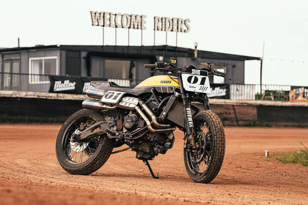 Yamaha XSR700 flat tracker by Mellow Motorcycles