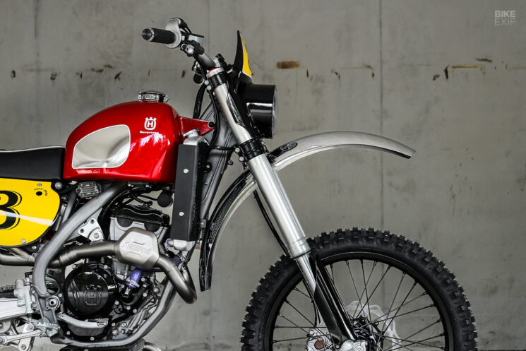 Modern Husqvarna Cross tribute by Gas&Retro