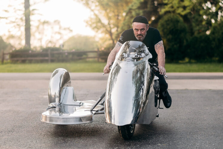 Custom Moto Guzzi sidecar by Rodsmith