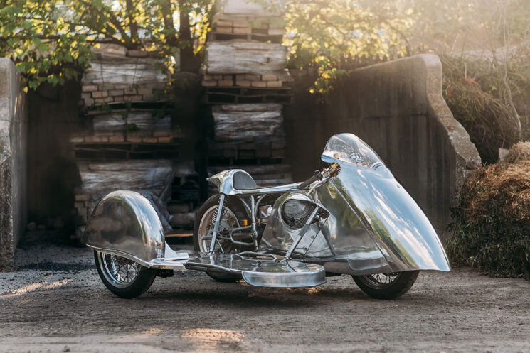 Custom Moto Guzzi sidecar by Rodsmith