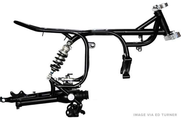 Start the design of your custom motorcycle by working around the frame