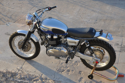 If Steve McQueen were still among us, he would own one of these: a Triumph Scrambler 900 from Mule Motorcycles.