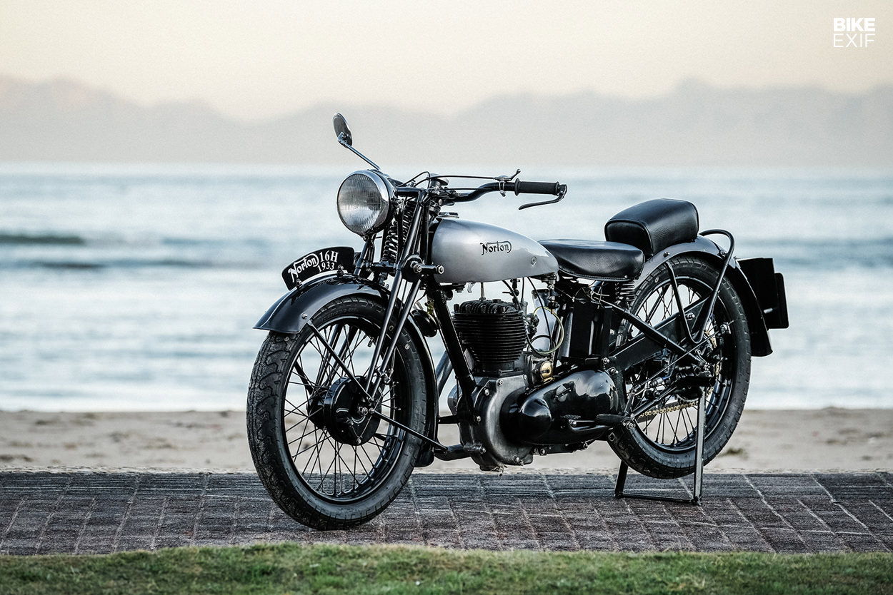 Restored Norton 16H featured in Iron & Air magazine