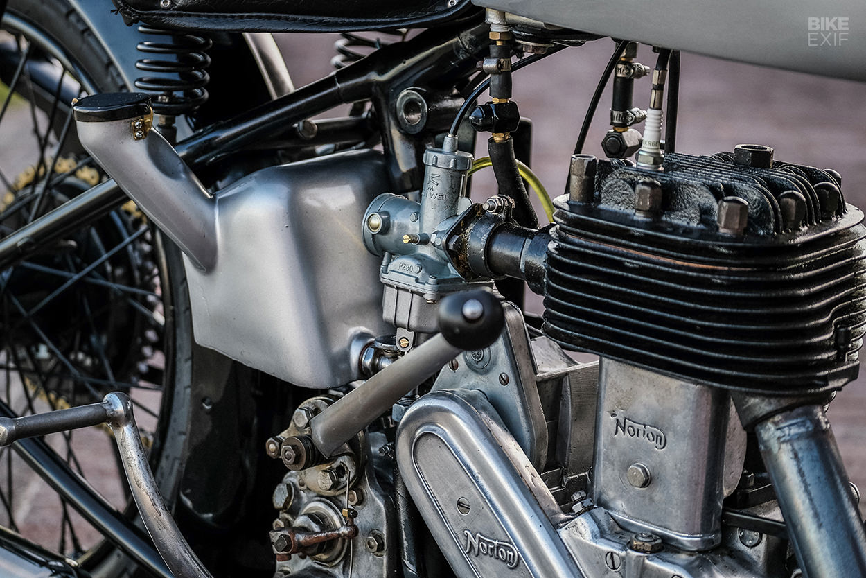 Restored Norton 16H featured in Iron & Air magazine