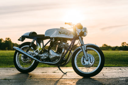 1971 Norton Commando 750 classic motorcycle restored by Retrospeed