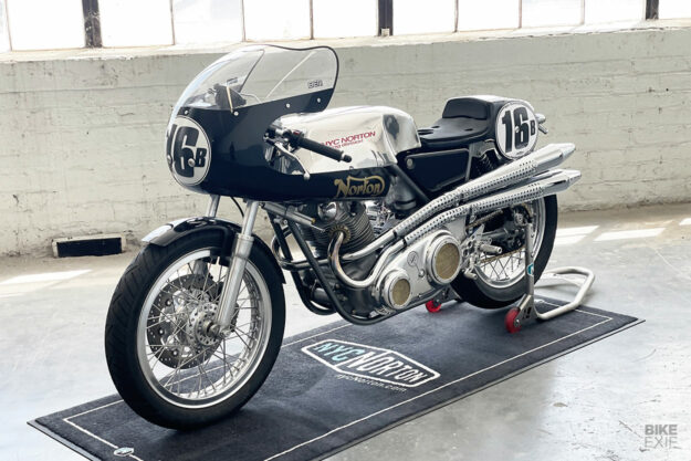 Norton Commando ‘S’ Roadster racer by NYC Norton