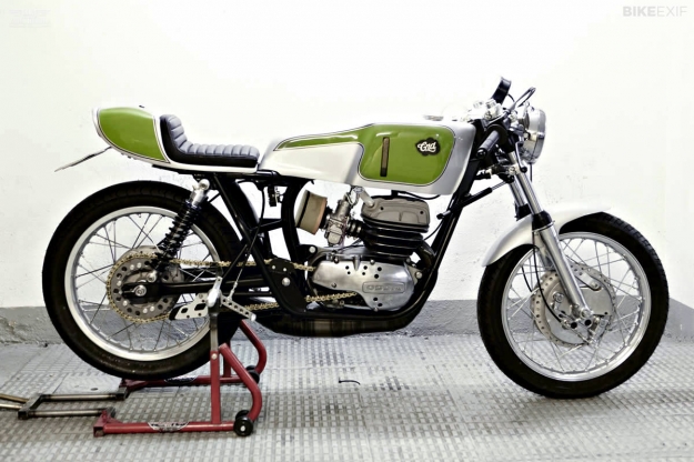 Custom Ossa 2-stroke motorcycle by Cafe Racer Dreams