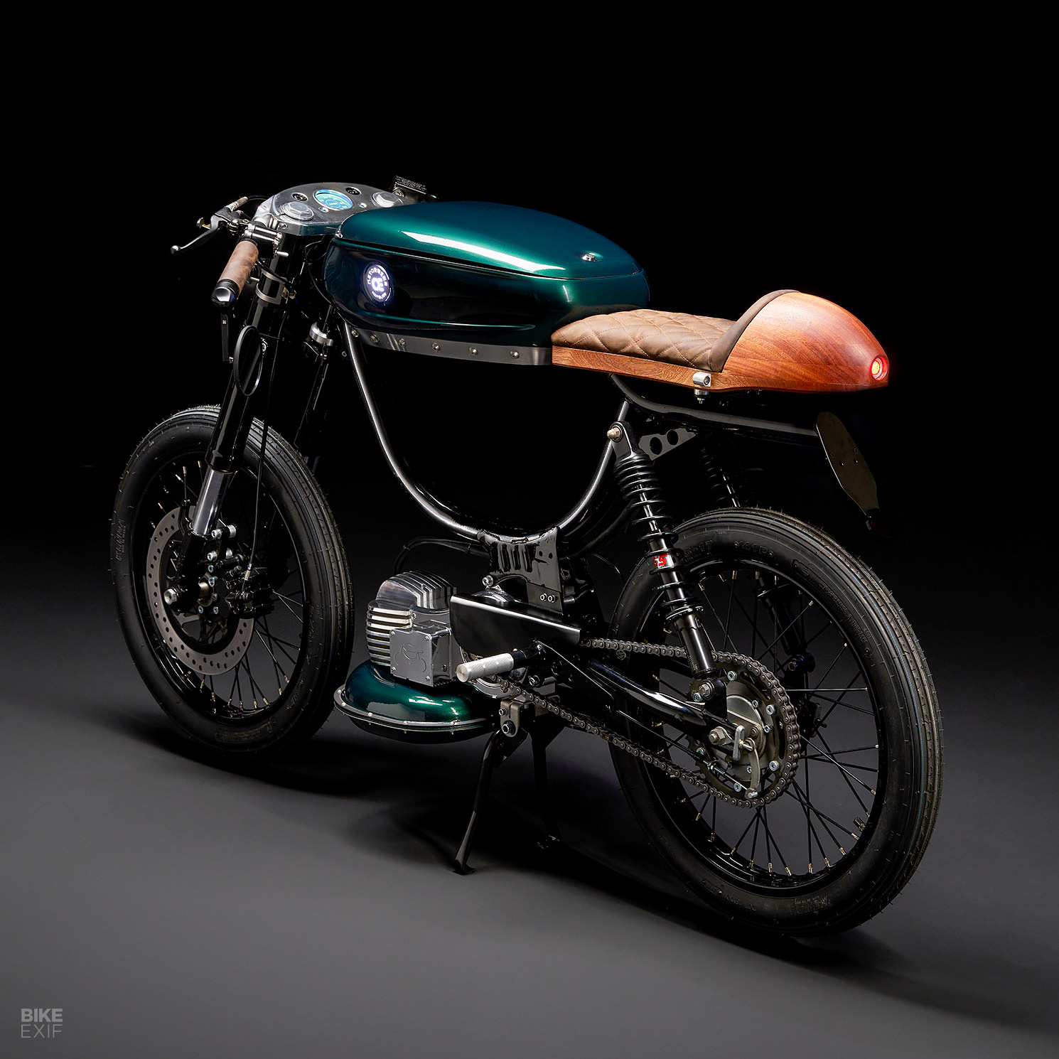 Metorbike electric Puch café racer