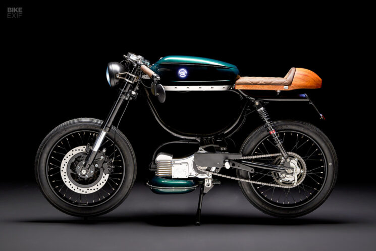 Metorbike electric Puch café racer