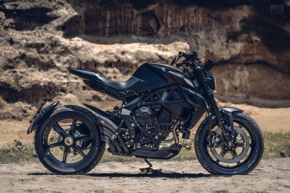 Rough Crafts turns the MV Agusta Dragster into a street scrambler