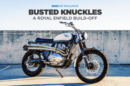 Royal Enfield Busted Knuckles custom bike build-off