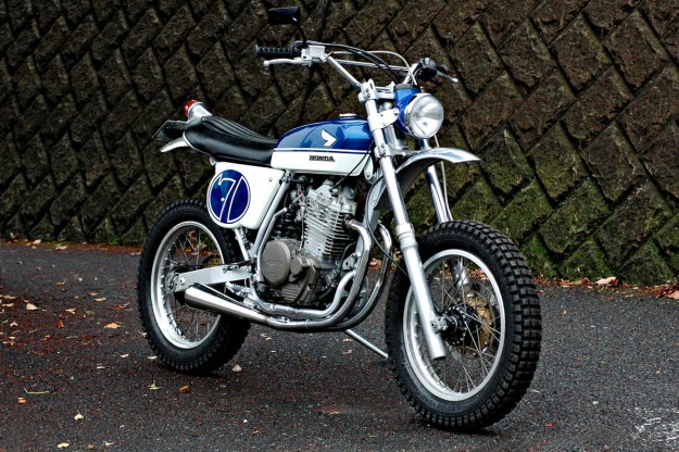 Scrambler motorcycle by Speedtractor