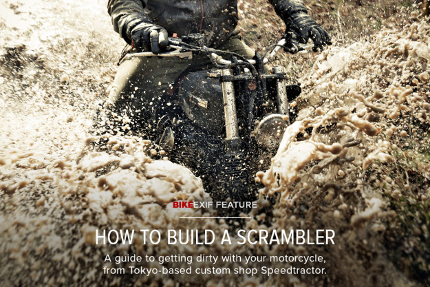 Scrambler motorcycle