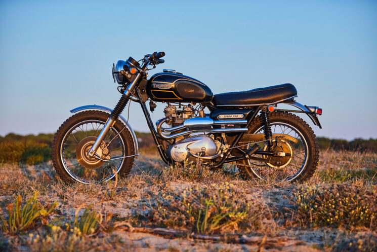 Vintage Triumph Tiger 750