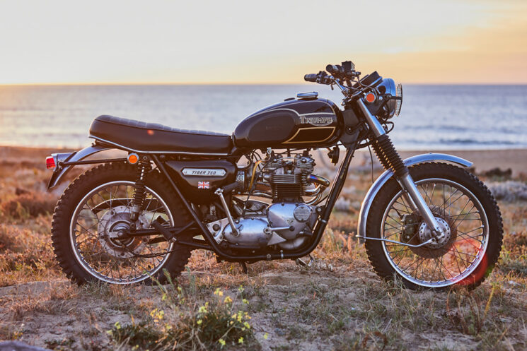 Vintage Triumph Tiger 750