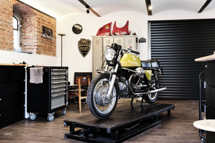 Sewy Motorcycles workshop