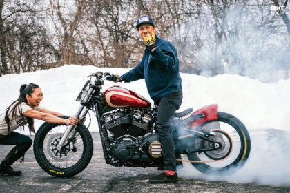 Building a tracker-style Street Bob custom at the Harley-Davidson Brewtown Throwdown