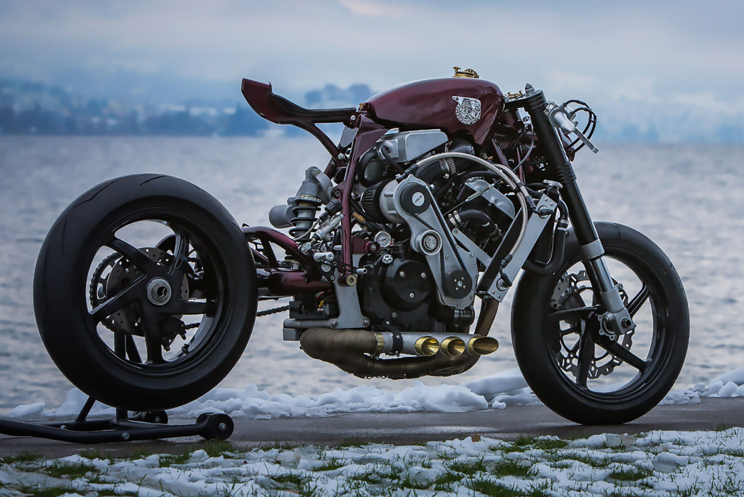 Supercharged Rau Honda CBR900 by Rocket Sprocket Customs