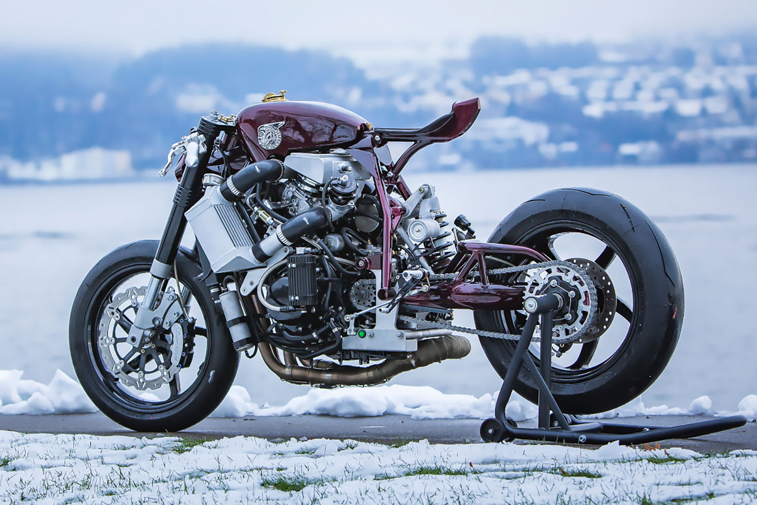 Supercharged Rau Honda CBR900 by Rocket Sprocket Customs