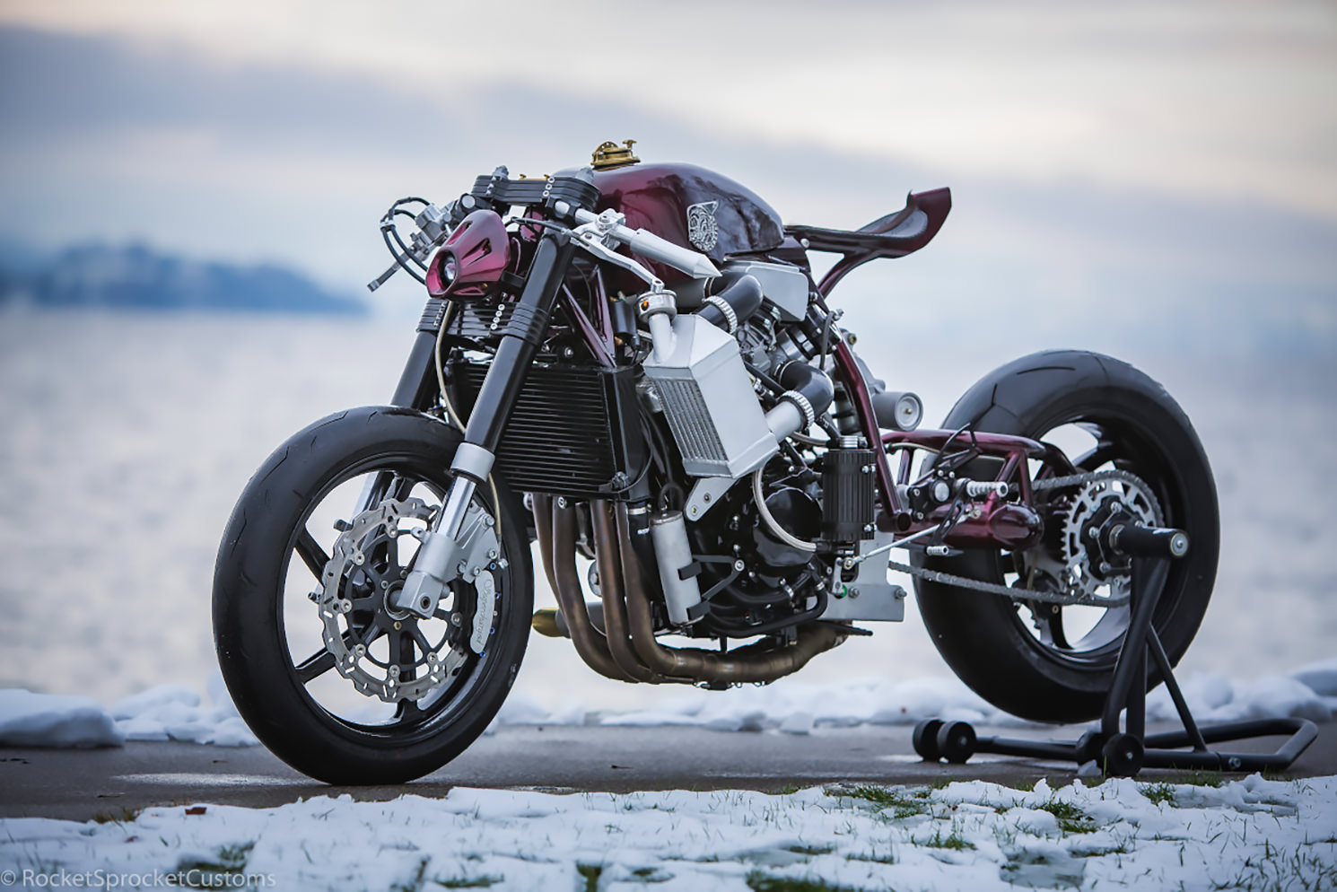 Supercharged Rau Honda CBR900 by Rocket Sprocket Customs