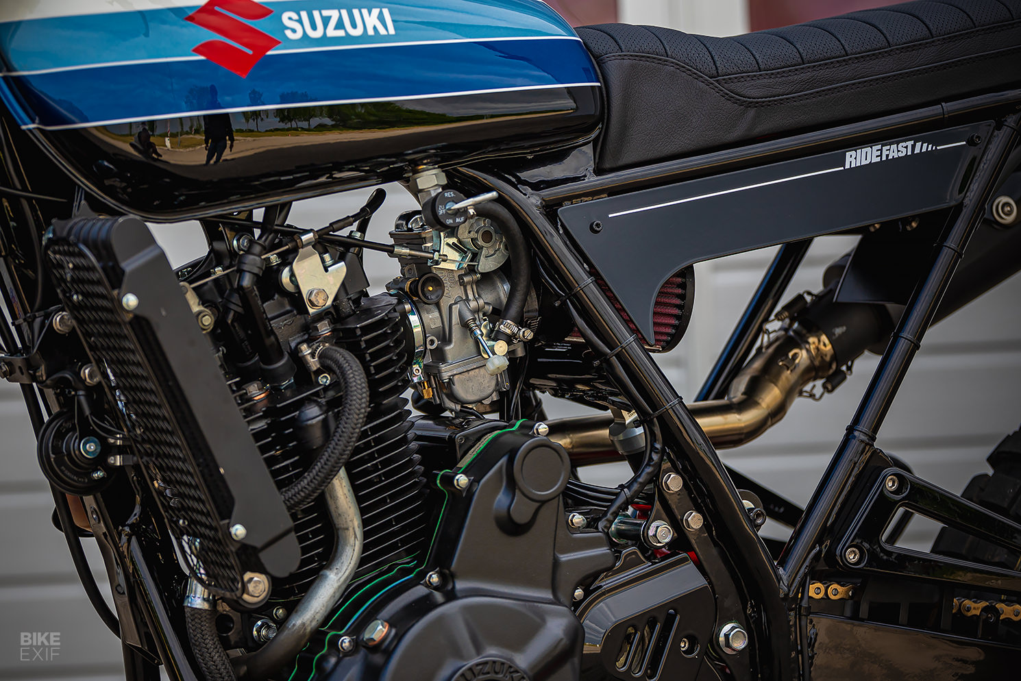 Suzuki DR650 scrambler by HB-Custom