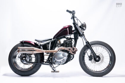 Suzuki GN250 bobber by STG Tracker