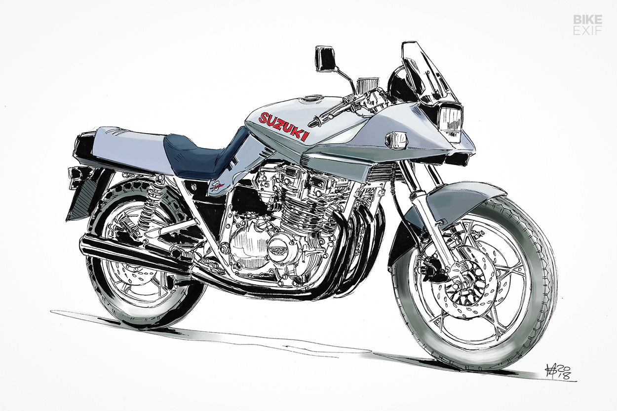 Suzuki Katana illustration