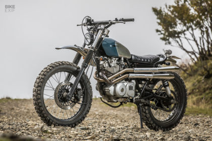 Suzuki TU250 scrambler by Heiwa Motorcycle