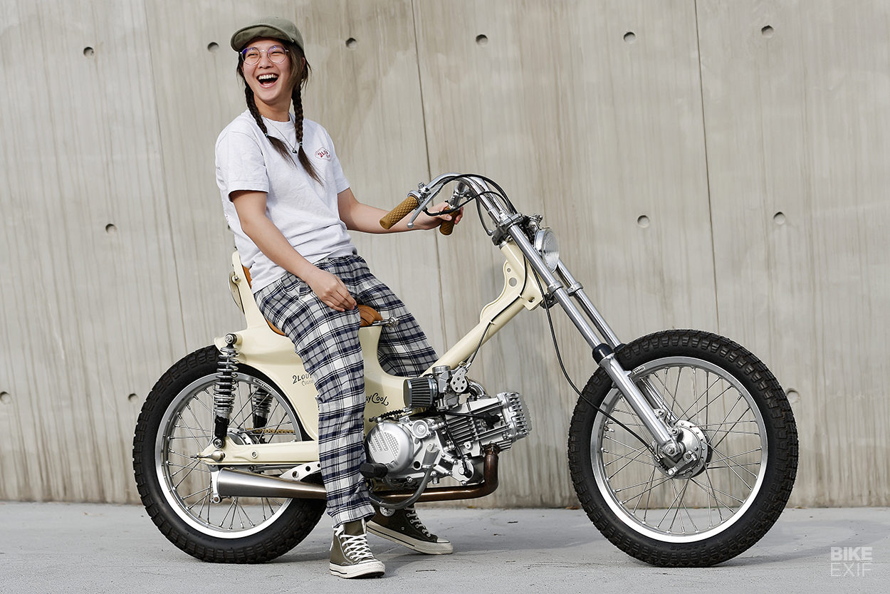 Laid Back: Proof that you can turn a Honda Cub clone into a chopper