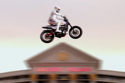 Damage Control: How Travis Pastrana's ‘Evel Knievel’ Indian FTR750 stunt bike was built