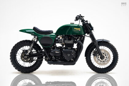 Triumph Bonneville T120 scrambler by Thomis Motorcycles