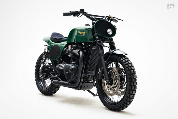 Triumph Bonneville T120 scrambler by Thomis Motorcycles