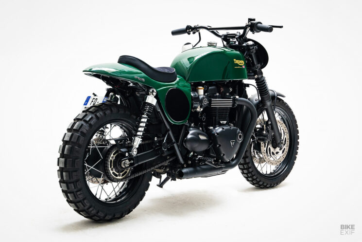 Triumph Bonneville T120 scrambler by Thomis Motorcycles