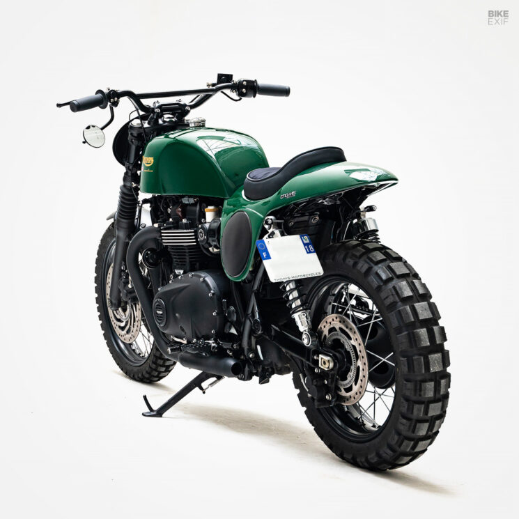 Triumph Bonneville T120 scrambler by Thomis Motorcycles