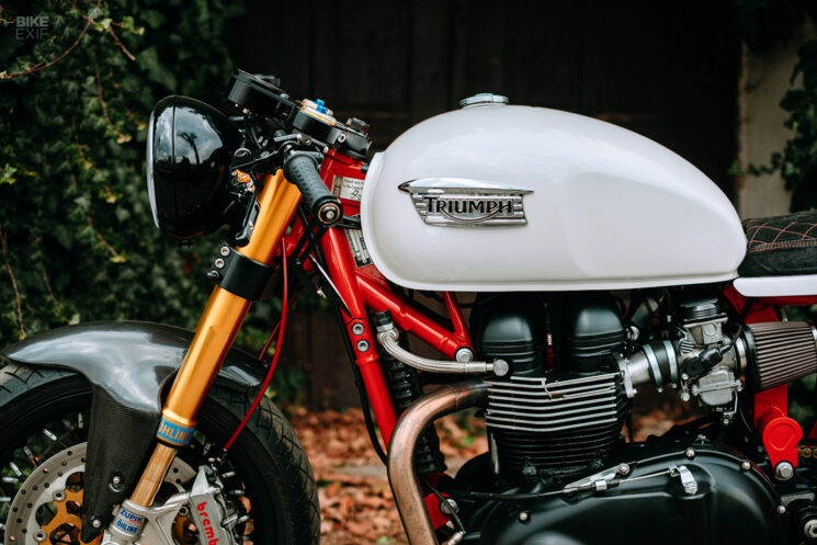 Triumph Thruxton café racer by Rod Motorcycles