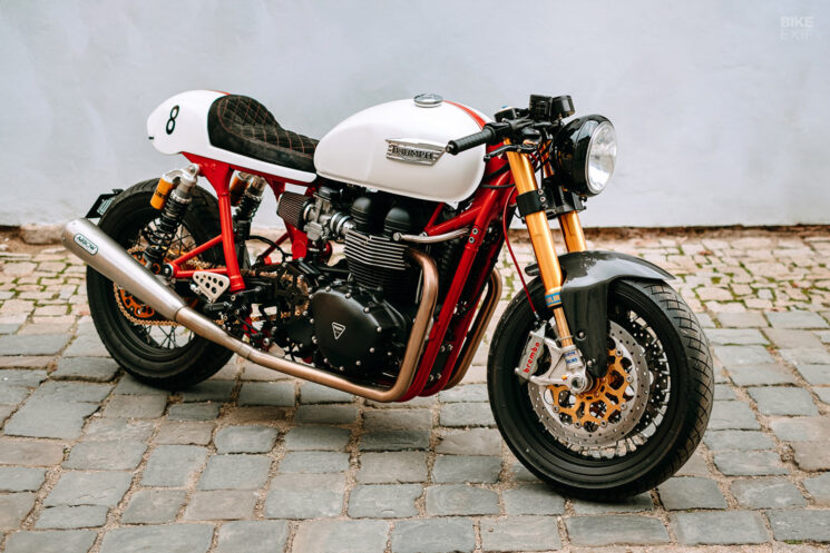 Triumph Thruxton café racer by Rod Motorcycles