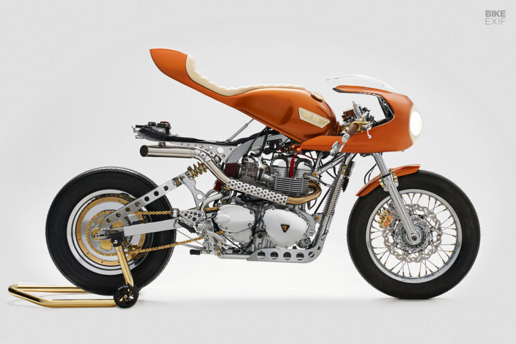 Triumph Thruxton café racer by Tamarit