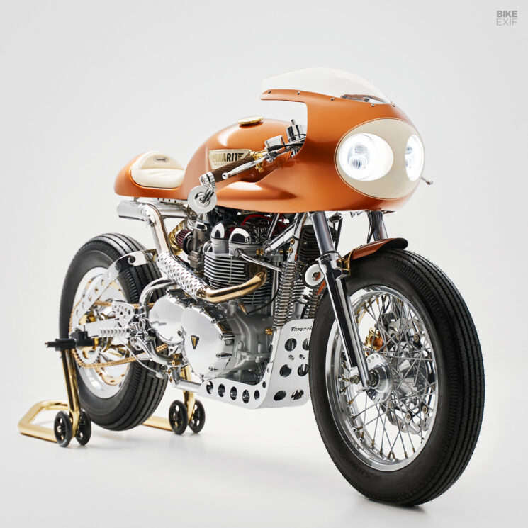 Triumph Thruxton café racer by Tamarit