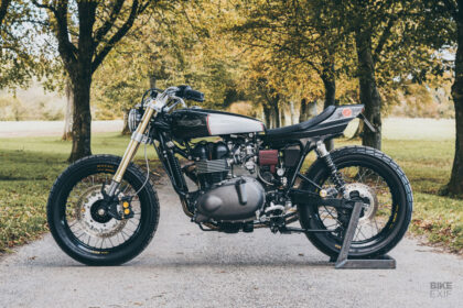 Triumph Thruxton 900 street tracker by ASH Motorcycles