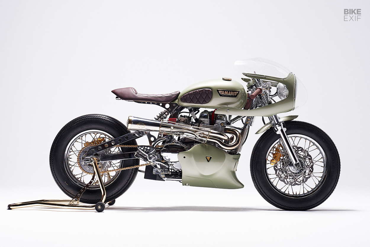 Triumph Thruxton cafe racer by Tamarit Motorcycles