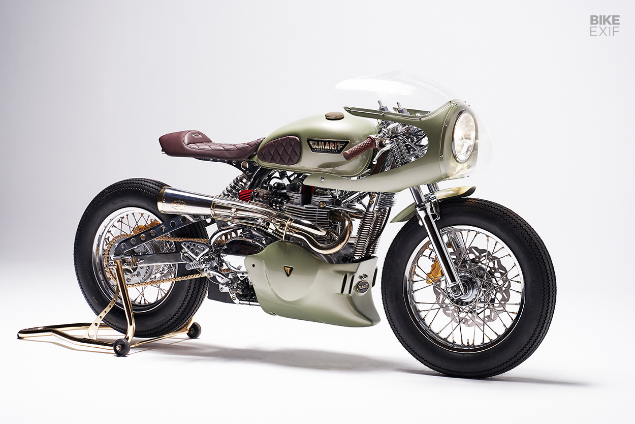 Triumph Thruxton cafe racer by Tamarit Motorcycles